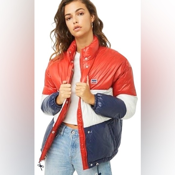Levi's Jackets & Blazers - Levi Colorblock Quilted Puffer Jacket